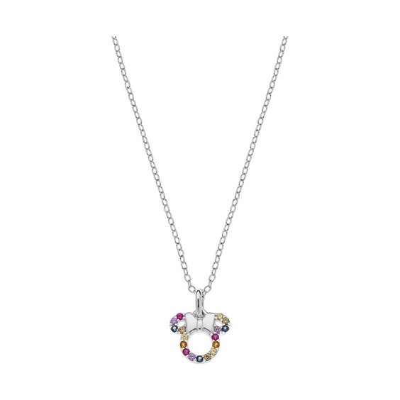 Collana Disney Bambino DISNEY PREZIOSI PER BAMBINI IN ARGENTO MICKEY e MINNIE MOUSE in Argento Cristallo NS00032SZML-157.CS - NS00032SZML-157.CS